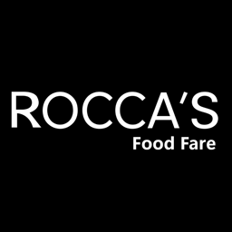 Roccas Takeaway logo.